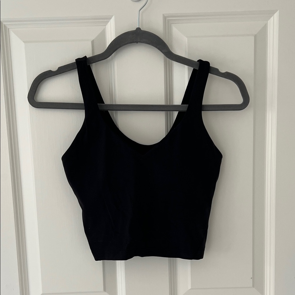 Lululemon Align Black Cropped Tank Top